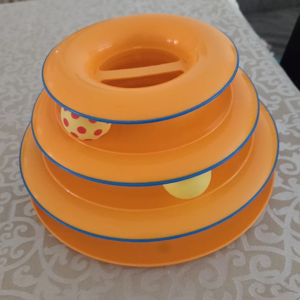 Cat Toy Tracks w/Balls Interactive Toy